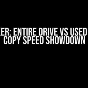 Bitlocker: Entire Drive vs Used Space – Copy Speed Showdown